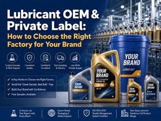 Lubricant OEM & Private Label: How to Choose the Right Factory for Your Brand